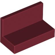 Lego panel lavička 1x2x1, tmavě červená (4163462, 6274681)